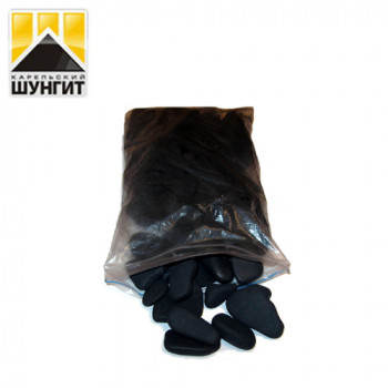 Шунгитовая галька неполированная